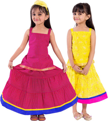 

Decot Paradise Girls Top and Skirt Set(Multicolor Pack of 2, Multicolour