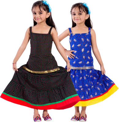 

Decot Paradise Girls Top and Skirt Set(Multicolor Pack of 2, Multicolour