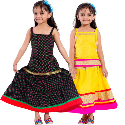 

Decot Paradise Girls Top and Skirt Set(Multicolor Pack of 2, Multicolour