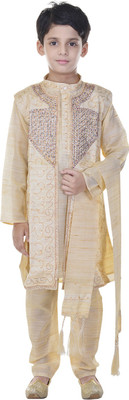 Soundarya Boys sherwani and Churidar Set(Beige Pack of 1) available at flipkart for Rs.1199