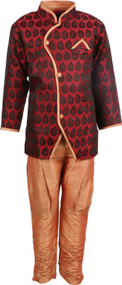 

BownBee Boys Kurta and Breeches Set(Red Pack of 1