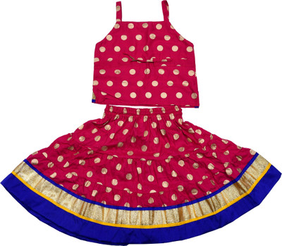 

Decot Paradise Girls Top and Skirt Set(Pink Pack of 1