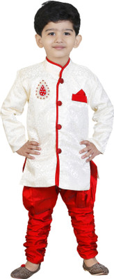 

GENERATION NEXT Boys Kurta and Pyjama Set(White Pack of 1