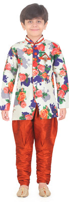 

Jeet Boys Kurta and Pyjama Set(Multicolor Pack of 1, Multicolour