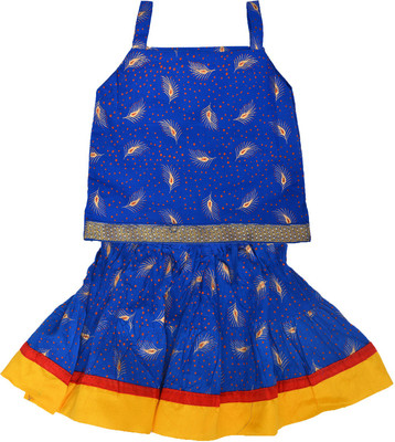 

Crux & Hunter Girls Top and Skirt Set(Multicolor Pack of 3, Blue