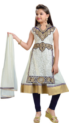 Flipkart top white churidar