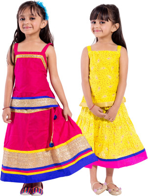 

Decot Paradise Girls Top and Skirt Set(Multicolor Pack of 2, Multicolour