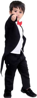 

Bad Boys Boys Shirt, Waistcoat and Pant Set(Multicolor Pack of 4, Black