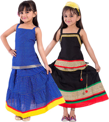 

Decot Paradise Girls Top and Skirt Set(Multicolor Pack of 2, Multicolour