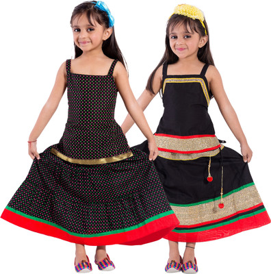 

Decot Paradise Girls Top and Skirt Set(Multicolor Pack of 2, Multicolour