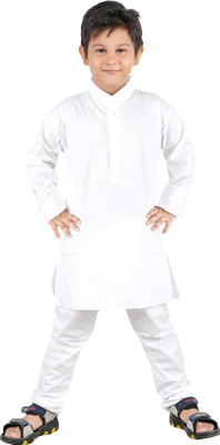 

GENERATION NEXT Boys Kurta and Pyjama Set(White Pack of 1