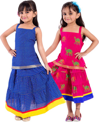 

Decot Paradise Girls Top and Skirt Set(Multicolor Pack of 2, Multicolour