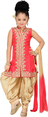 

Trendyy Girls Girls Kurti, Patiala and Dupatta Set(Red Pack of 1