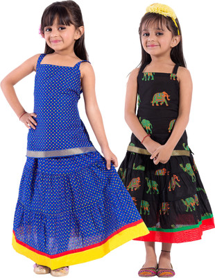 

Decot Paradise Girls Top and Skirt Set(Multicolor Pack of 2, Multicolour