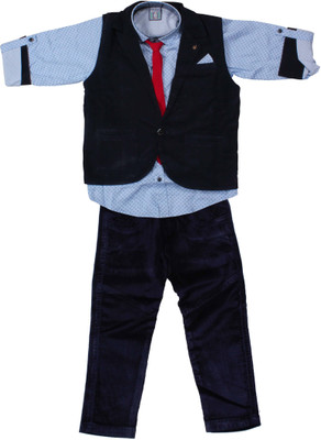 

Bad Boys Boys Shirt, Waistcoat and Pant Set, Black