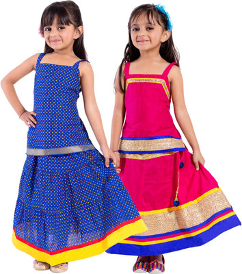 

Decot Paradise Girls Top and Skirt Set(Multicolor Pack of 2, Multicolour