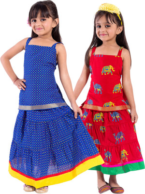 

Decot Paradise Girls Top and Skirt Set(Multicolor Pack of 2, Multicolour