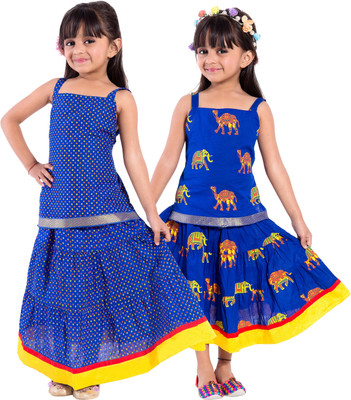 

Decot Paradise Girls Top and Skirt Set(Multicolor Pack of 2, Multicolour