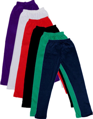 

IndiWeaves Legging For Girls(Multicolor Pack of 6, Black;blue;green;purple;red;white