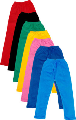 

IndiWeaves Legging For Girls(Multicolor Pack of 7, Black;blue;green;pink;red;yellow