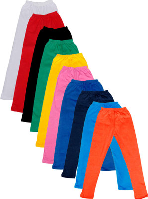 

IndiWeaves Legging For Girls(Multicolor Pack of 10, Black;blue;green;orange;pink;red;white;yellow