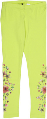 

United Colors of Benetton Legging For Girls(Green Pack of 1, 28m