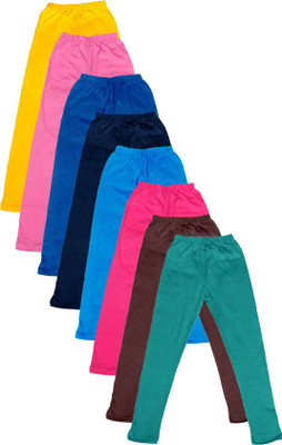 

IndiWeaves Legging For Girls(Multicolor Pack of 8, Blue;brown;green;pink;yellow