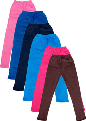 

IndiWeaves Legging For Girls(Multicolor Pack of 6, Blue;brown;pink