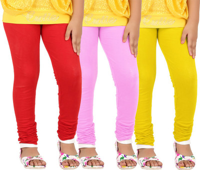 Goodtry Legging For Girls(Multicolor Pack of 3)