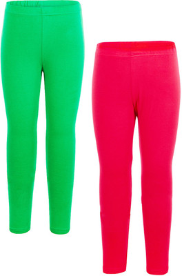 

Naughty Ninos Legging For Girls(Maroon, Maroon & green
