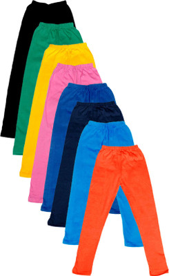 

IndiWeaves Legging For Girls(Multicolor Pack of 8, Black;blue;green;orange;pink;yellow