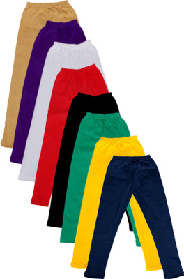 

IndiWeaves Legging For Girls(Multicolor Pack of 8, Beige;black;blue;green;purple;red;white;yellow