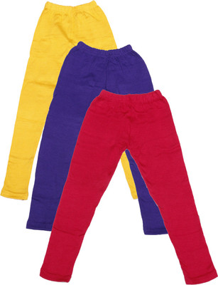 

IndiWeaves Legging For Girls(Yellow Pack of 3