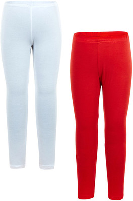 

Naughty Ninos Legging For Girls(Red, Red & white