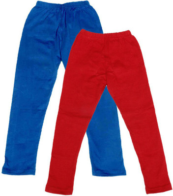 

IndiWeaves Legging For Girls(Blue Pack of 2, Blue;red