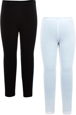 

Naughty Ninos Legging For Girls(Black, Black & white