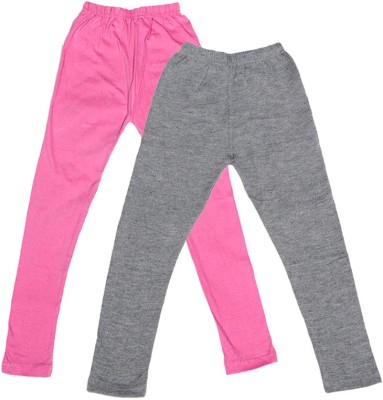 IndiWeaves Legging For Girls(Pink Pack of 2)