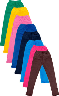 

IndiWeaves Legging For Girls(Multicolor Pack of 8, Blue;brown;green;pink;yellow