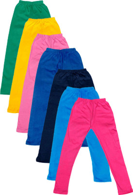 

IndiWeaves Legging For Girls(Multicolor Pack of 7, Blue;green;pink;yellow