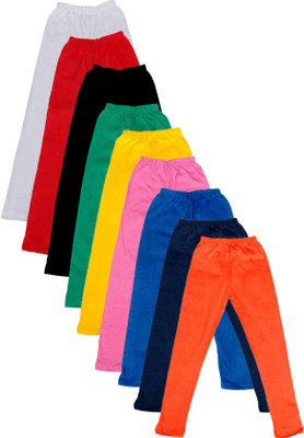 

IndiWeaves Legging For Girls(Multicolor Pack of 9, Black;blue;green;orange;pink;red;white;yellow