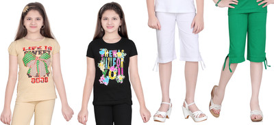

Sini Mini Kids Nightwear Girls Printed Cotton, Multicolor