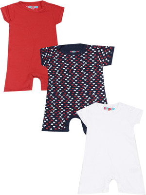 

Day 2 Day Kids Nightwear Boys Solid Cotton(Multicolor, White