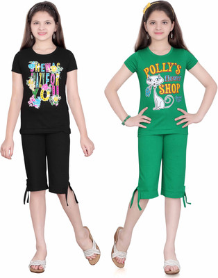 

Sini Mini Kids Nightwear Girls Printed Cotton, Multicolor