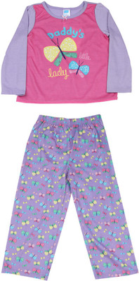 

The Children's Place Kids Nightwear Girls Printed Cotton(Purple, 1170