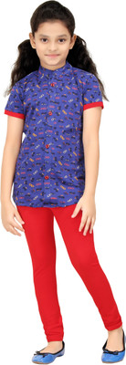 

Red Ring Kids Nightwear Girls Printed Cotton(Multicolor Pack of 1