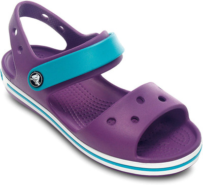 

Crocs Girls Slip-on Sports Sandals(Purple, Black