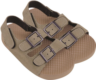 

Playette Boys & Girls Slip-on Sports Sandals(Brown, Tan