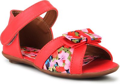 

Stepee Girls Sling Back Flats(Red