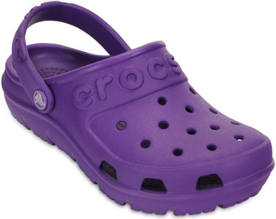 

Crocs Girls Slip-on Clogs(Purple, Neon purple