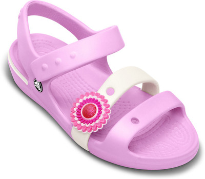 

Crocs Girls Slip-on Sports Sandals(Pink, Black
